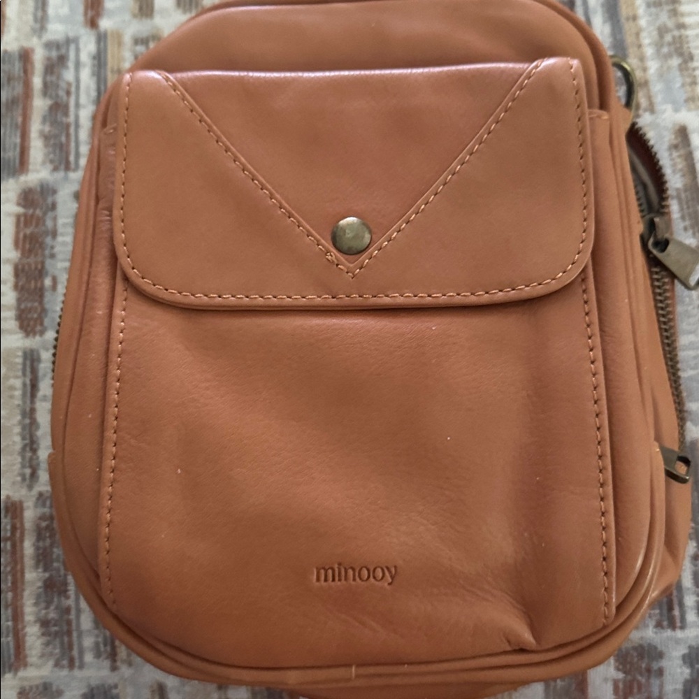 Minooy all leather mini bag - Picture 2 of 3